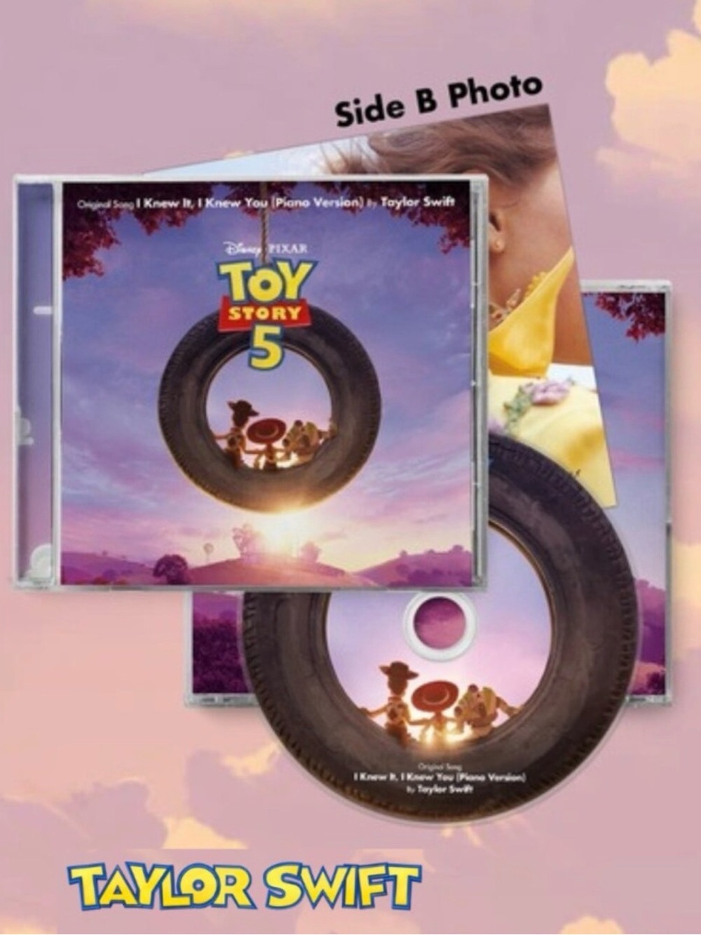 🎵✨ NEW SEALED Toy Story 5 x Taylor Swift Collector's Piano Edition CD Single